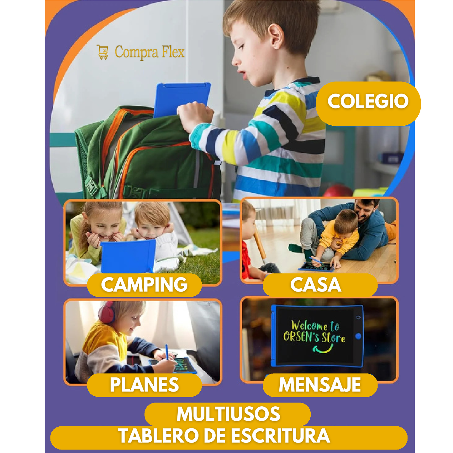 MagicBoard® PIZARRA MAGICA PARA NIÑOS Dibujar Escribir Estudiar